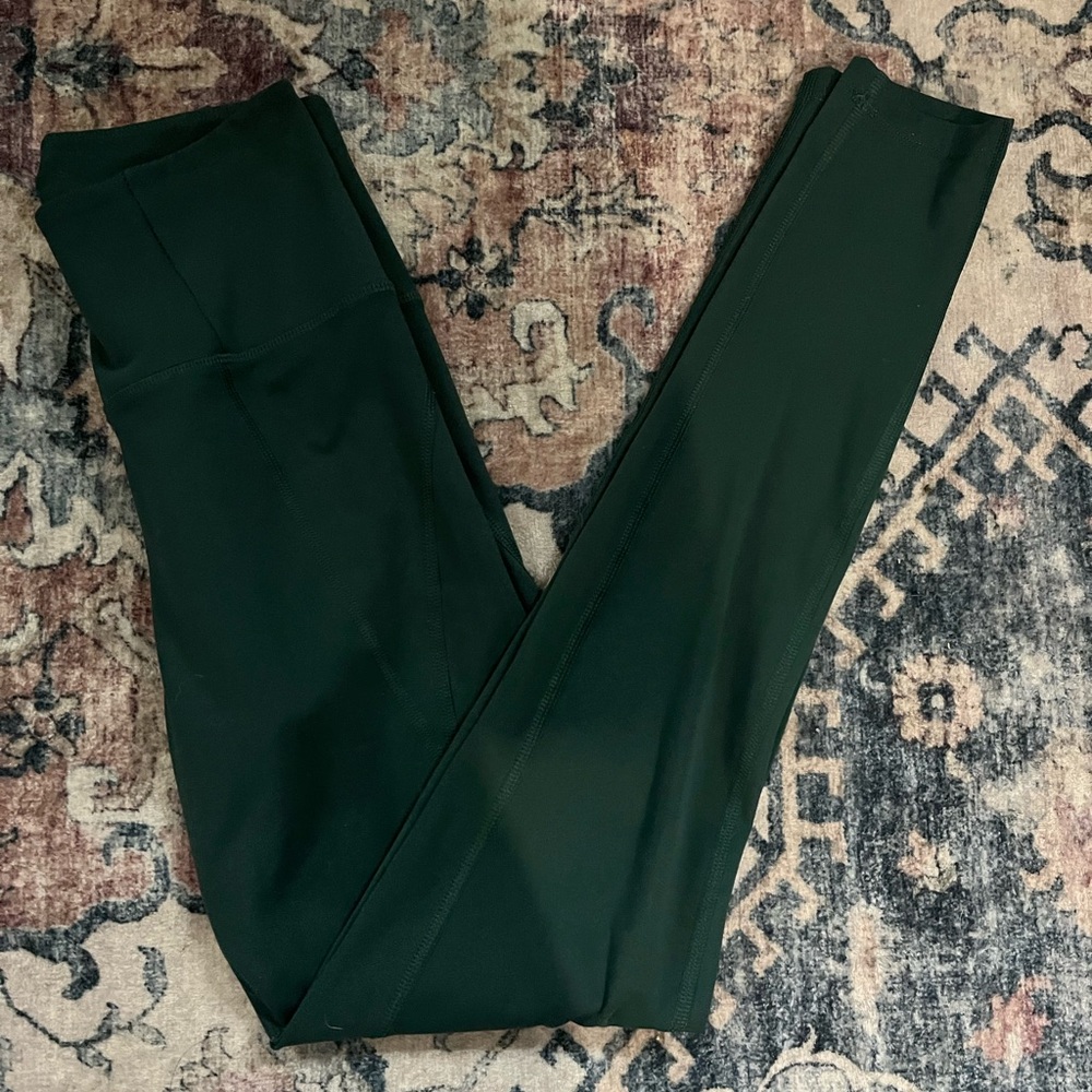 Girlfriend Collective Forest Green Leggings